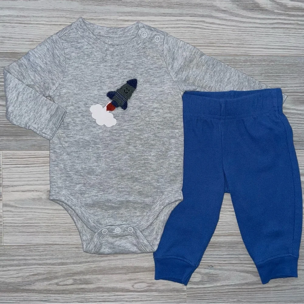 Garanimals Baby Boys Rocket Two-Piece Outfit 3–6 Months